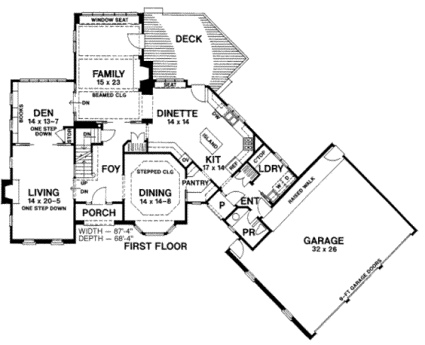 main floor house blueprint