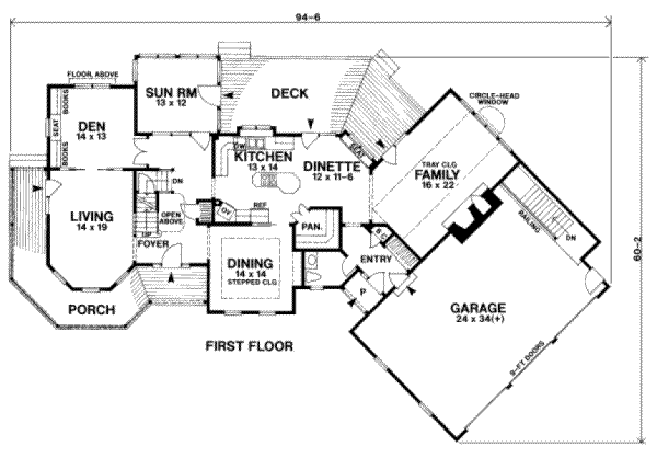 main floor house blueprint