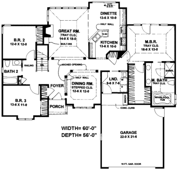 main floor house blueprint