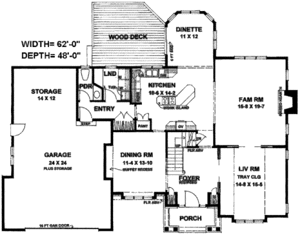 main floor house blueprint