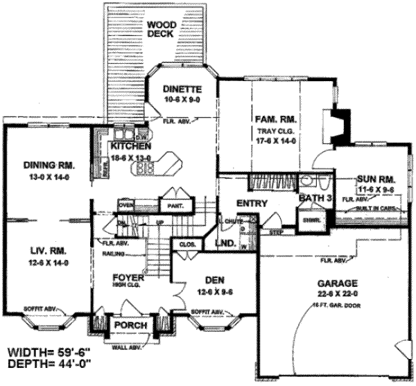 main floor house blueprint