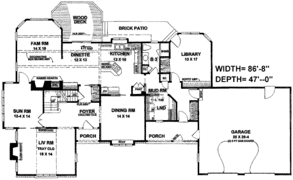 main floor house blueprint