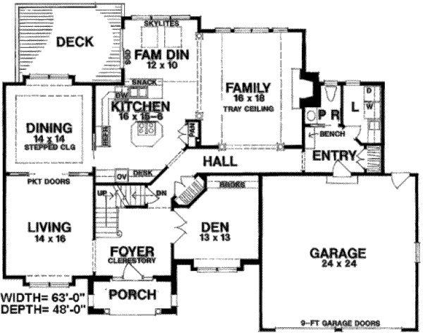 main floor house blueprint