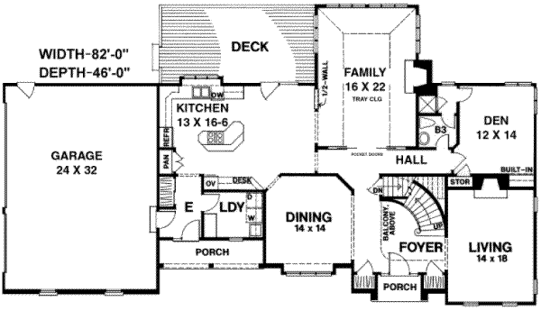 main floor house blueprint