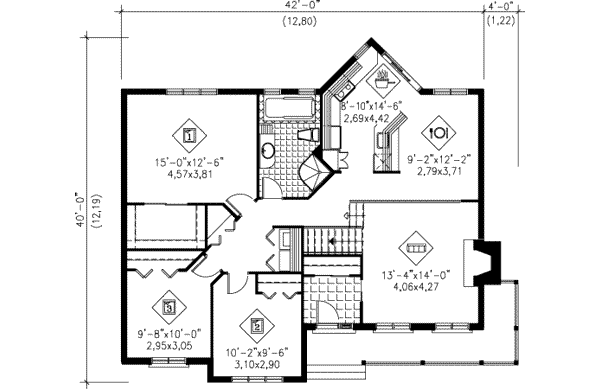 main floor house blueprint