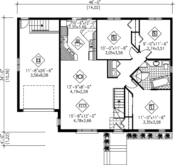 main floor house blueprint