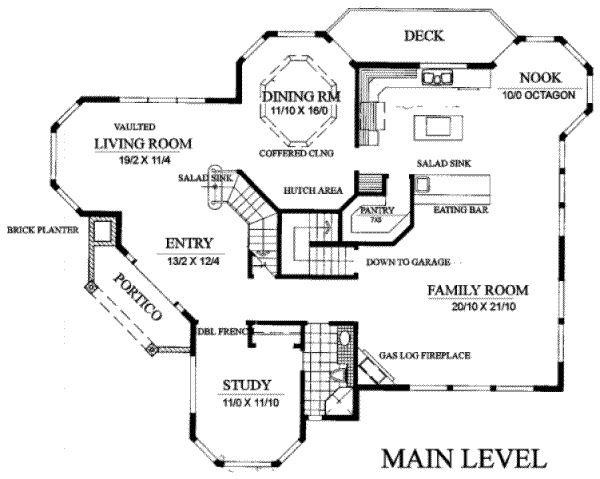 main floor house blueprint
