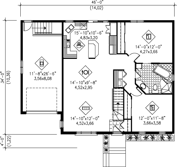 main floor house blueprint