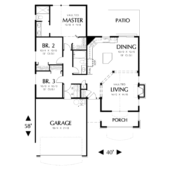 main floor house blueprint