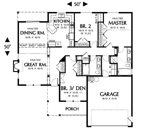 main floor house blueprint