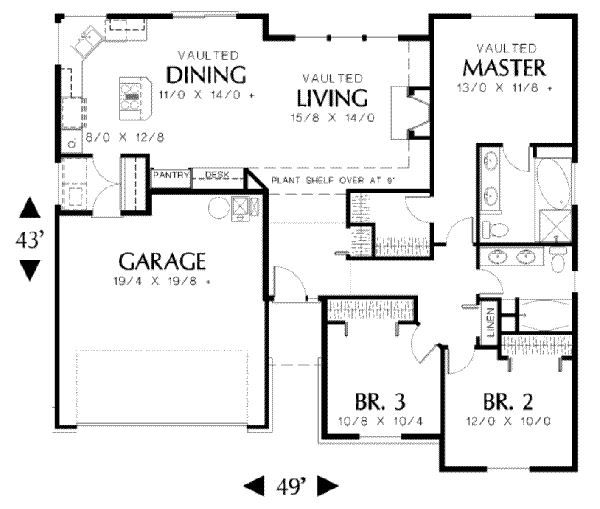main floor house blueprint