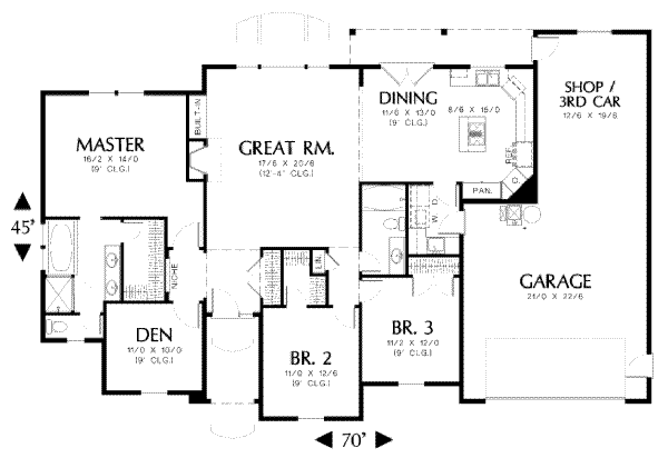 main floor house blueprint