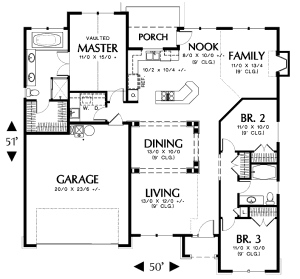 main floor house blueprint