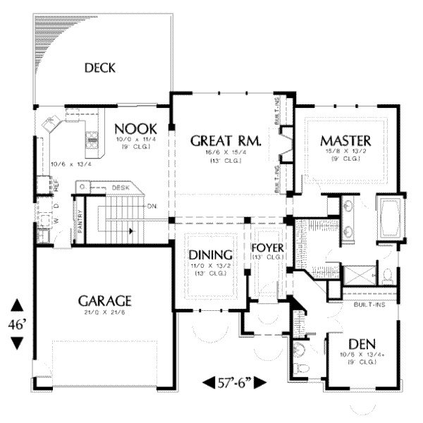 main floor house blueprint