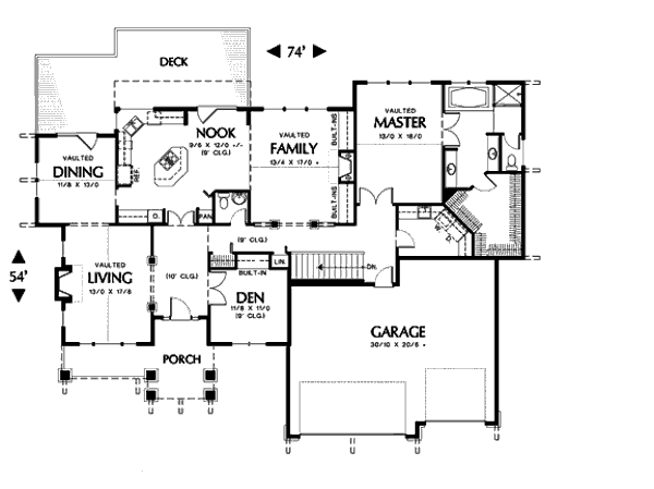 main floor house blueprint
