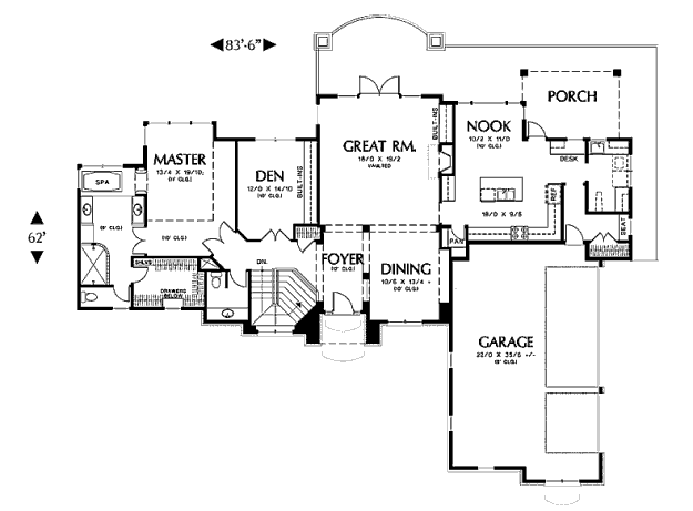 main floor house blueprint