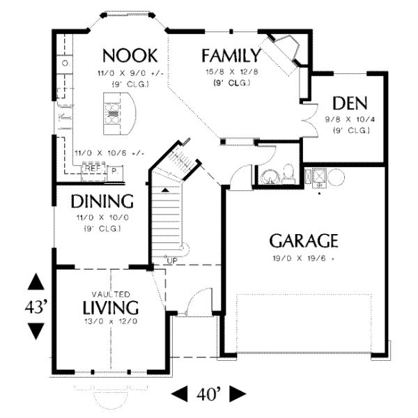main floor house blueprint