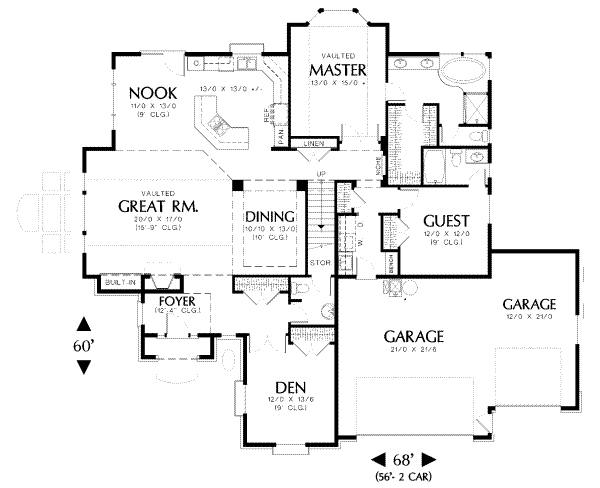 main floor house blueprint