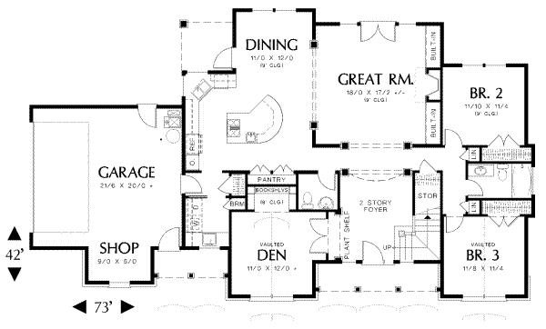 main floor house blueprint