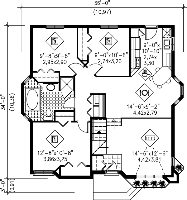 main floor house blueprint