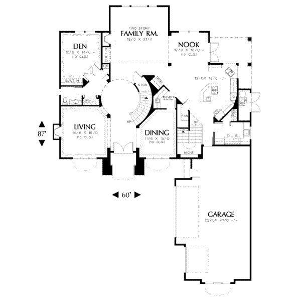 main floor house blueprint