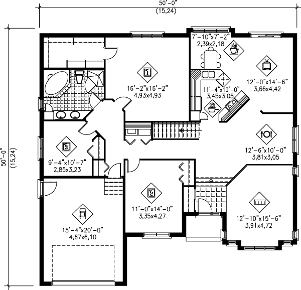 main floor house blueprint
