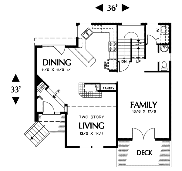 main floor house blueprint