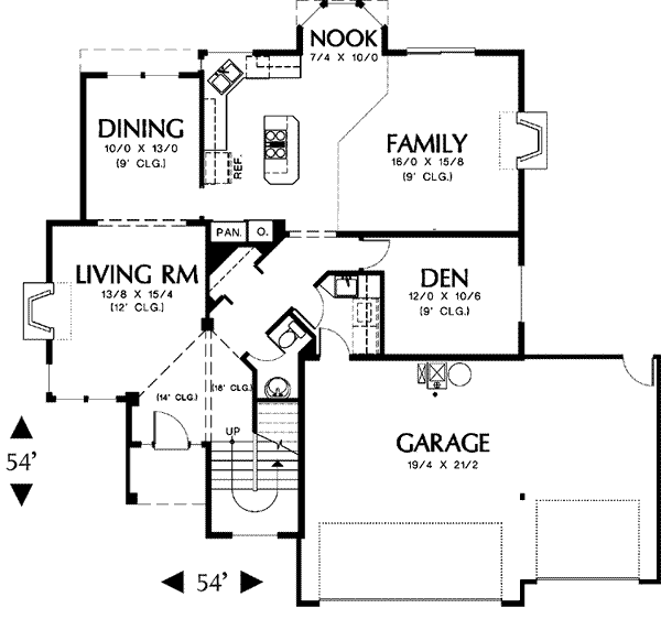 main floor house blueprint
