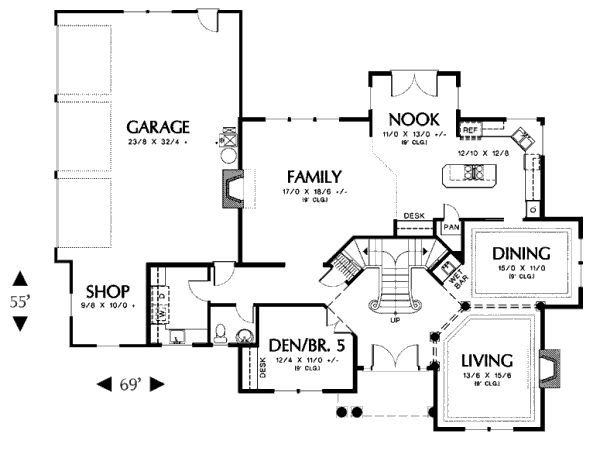main floor house blueprint