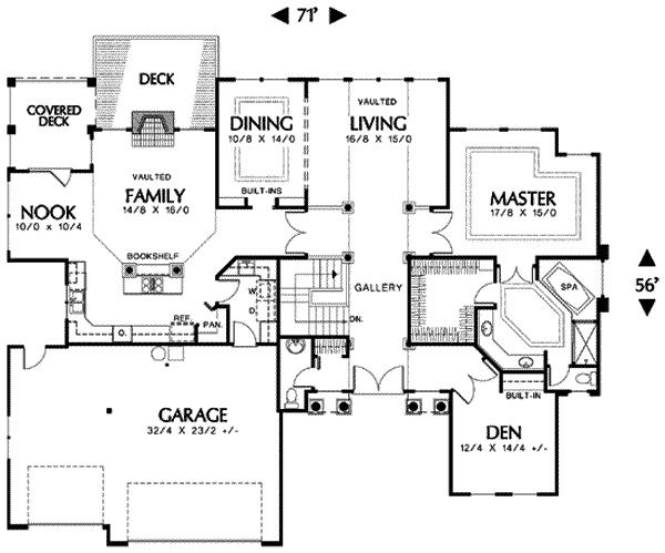 main floor house blueprint