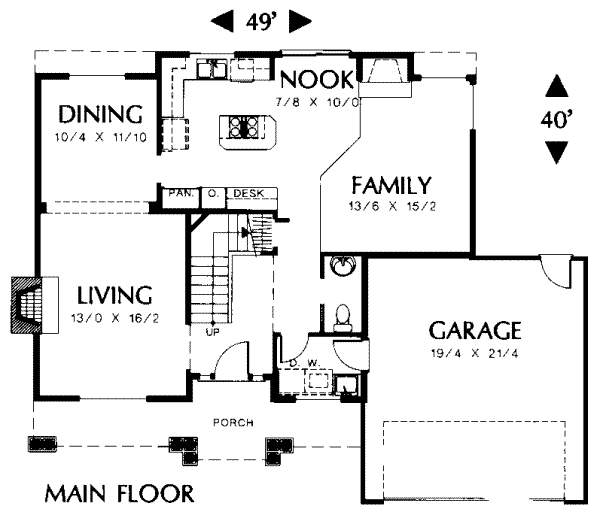main floor house blueprint