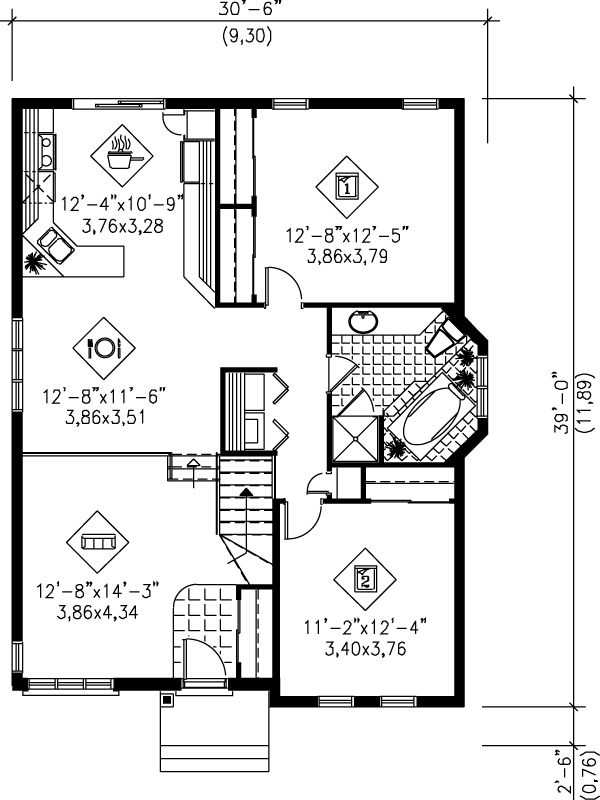 main floor house blueprint