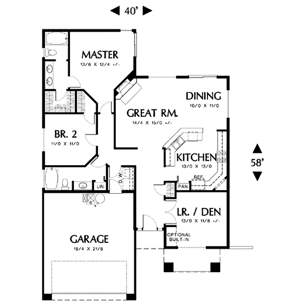 main floor house blueprint