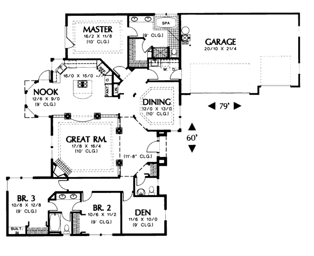 main floor house blueprint