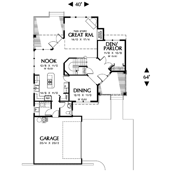 main floor house blueprint