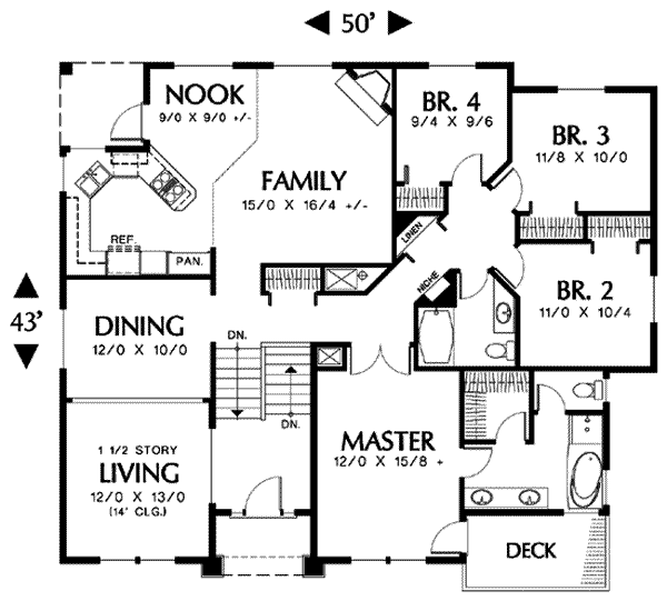 main floor house blueprint