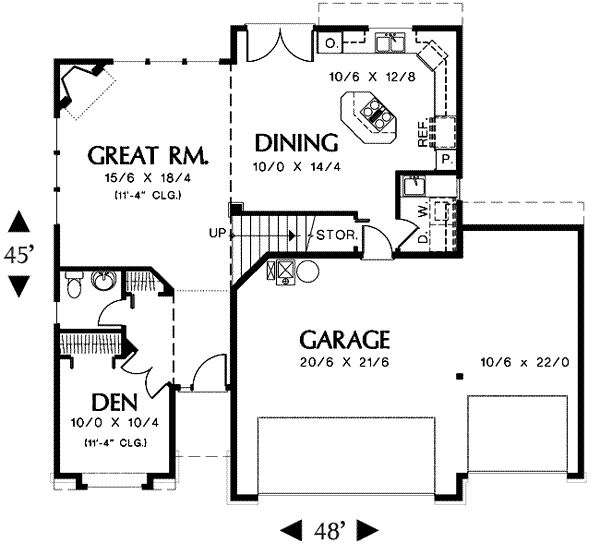 main floor house blueprint