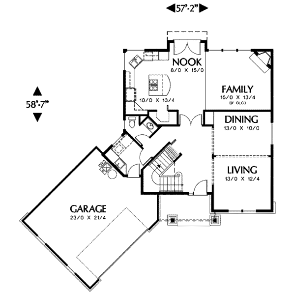 main floor house blueprint