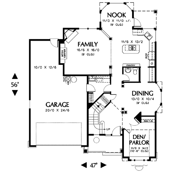 main floor house blueprint