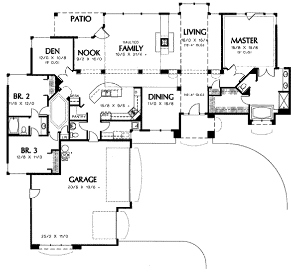 main floor house blueprint
