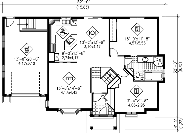 main floor house blueprint