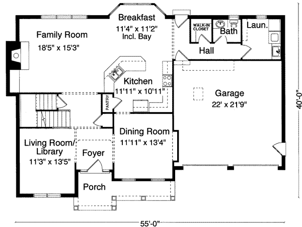 main floor house blueprint