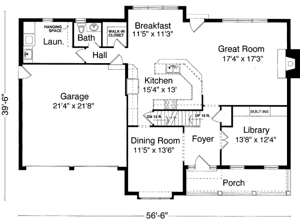main floor house blueprint