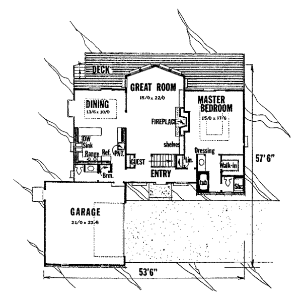 main floor house blueprint