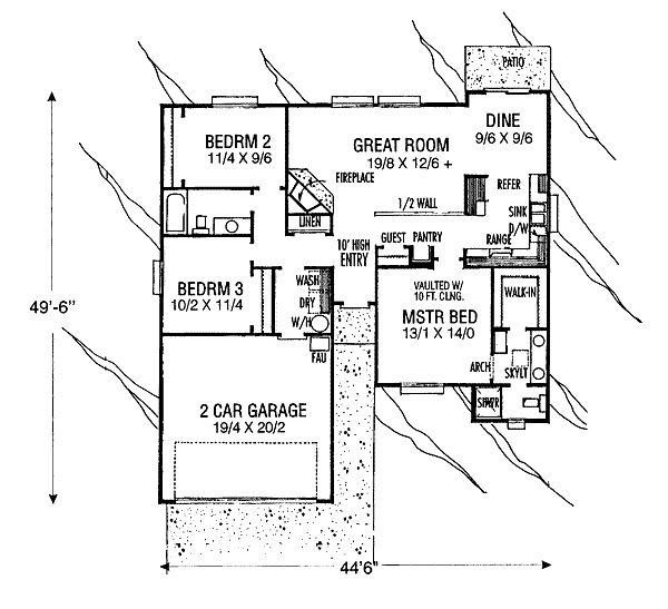 main floor house blueprint