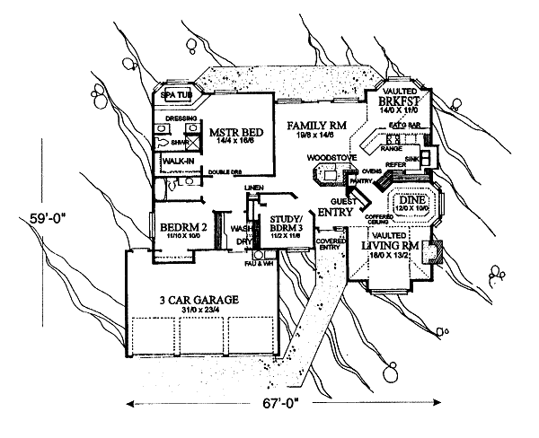 main floor house blueprint