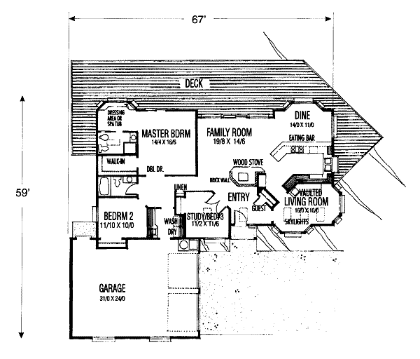 main floor house blueprint