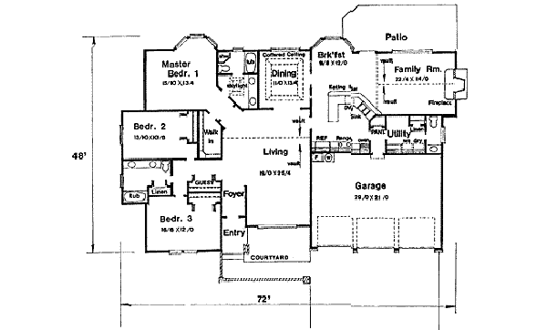 main floor house blueprint
