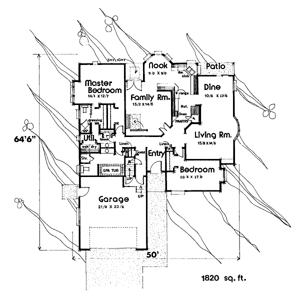 main floor house blueprint