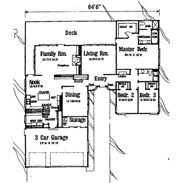main floor house blueprint